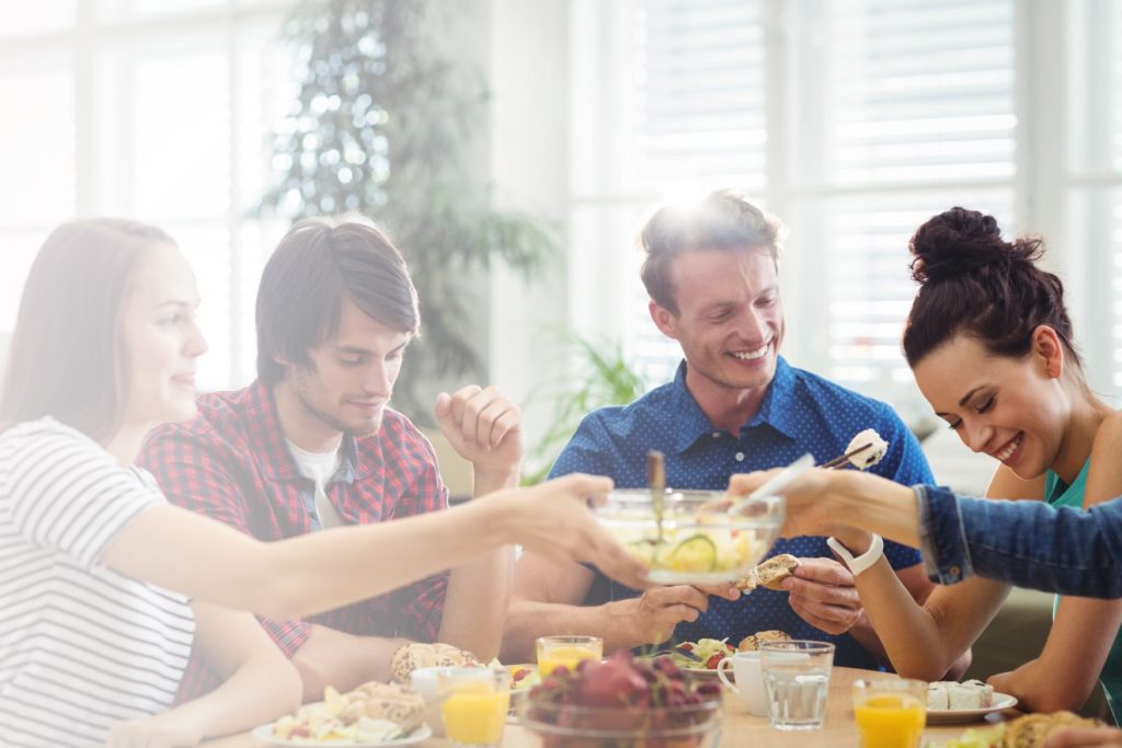 Repas convivial du parcours Alpha